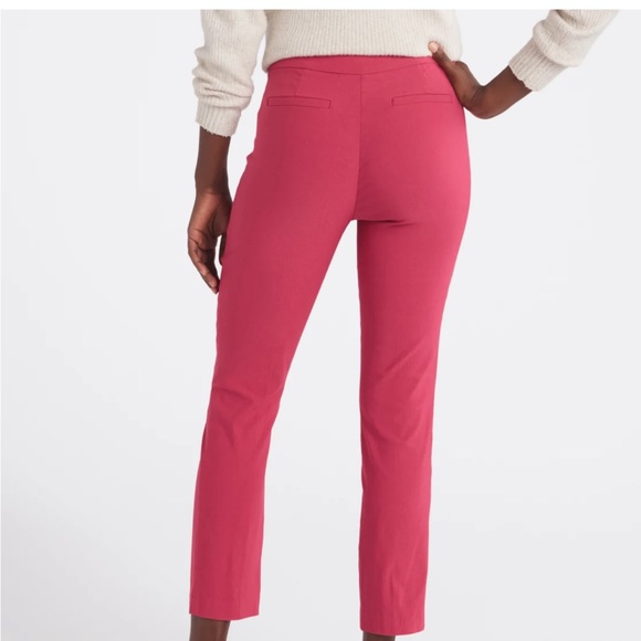 VIOLETS & ROSES
Pink Tenney Mid Rise Slim Straight Trouser Sz. 14 - Picture 4 of 7